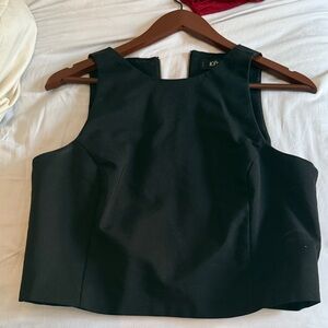 Stylish Black Crop Top